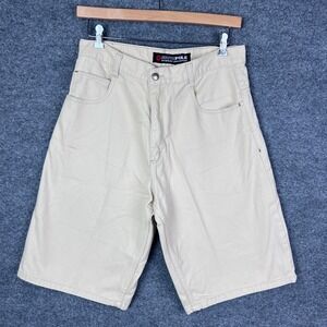 Southpole Y2K Authentic Collection Khaki Beige Shorts Mens Size 36 Casual